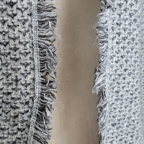 Cocogio Wool Mohair Blend Gray Knitted Cardigan Sweater Women's S - Picture 4 of 13